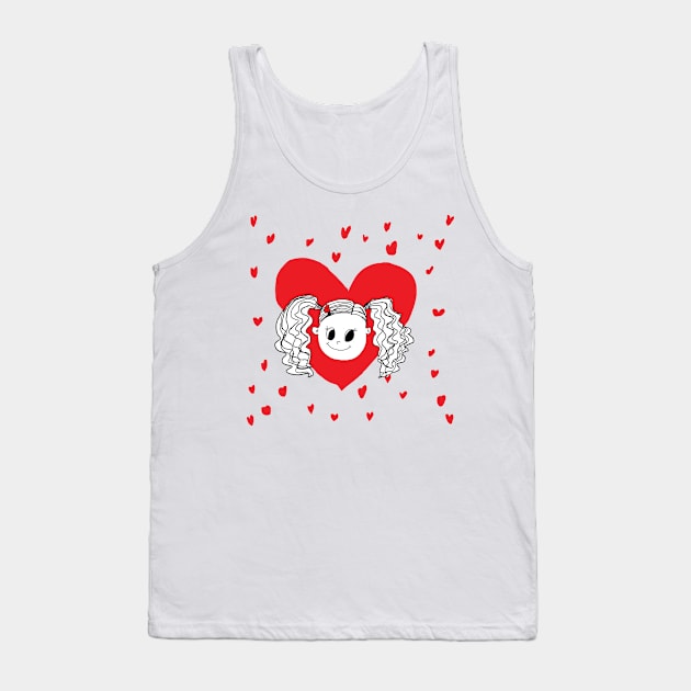 a cute and lovely girl Tank Top by zzzozzo